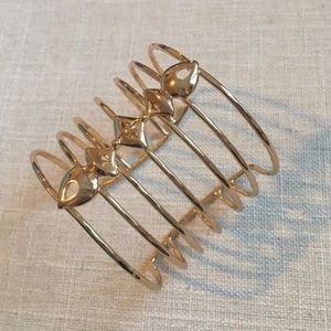 Stella & Dot Becker gold cuff bracelet